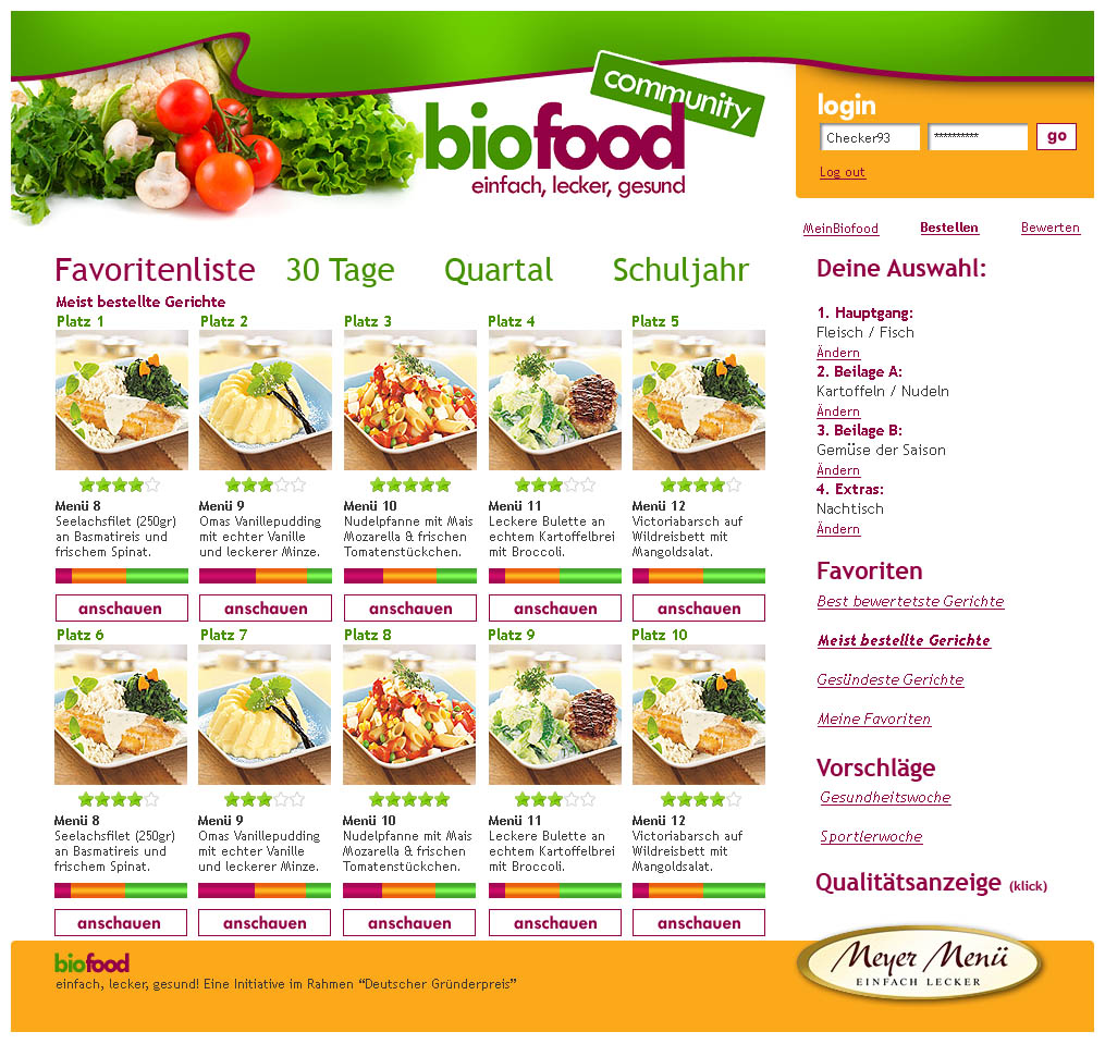 Biofood Community - einfach lecker gesund