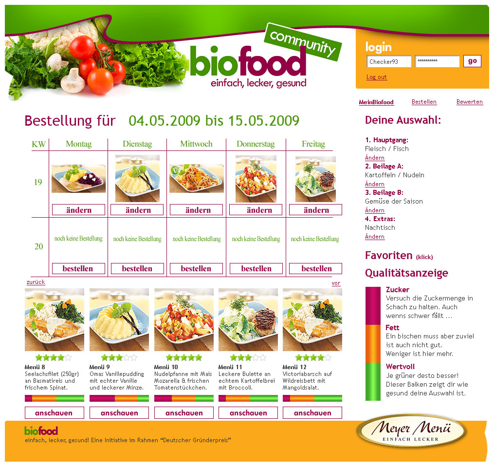 Biofood Community - einfach lecker gesund